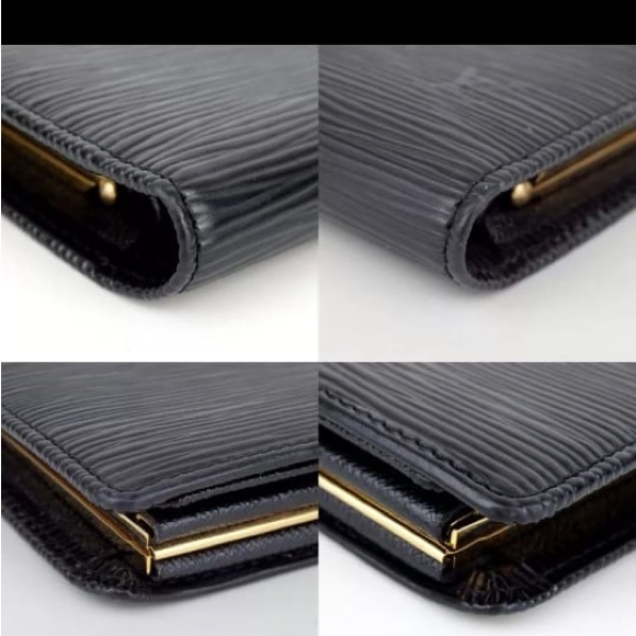 NWOT 1500$ LV EPI Black Clutch with Kiss lock - Picture 6 of 12